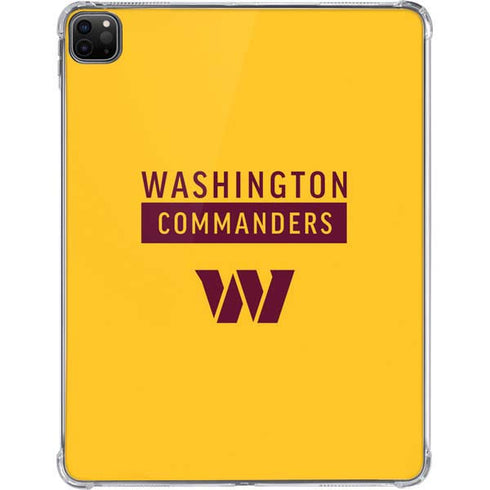 NFL Washington Commanders Yellow iPad Pro 11in (2024) Clear Case